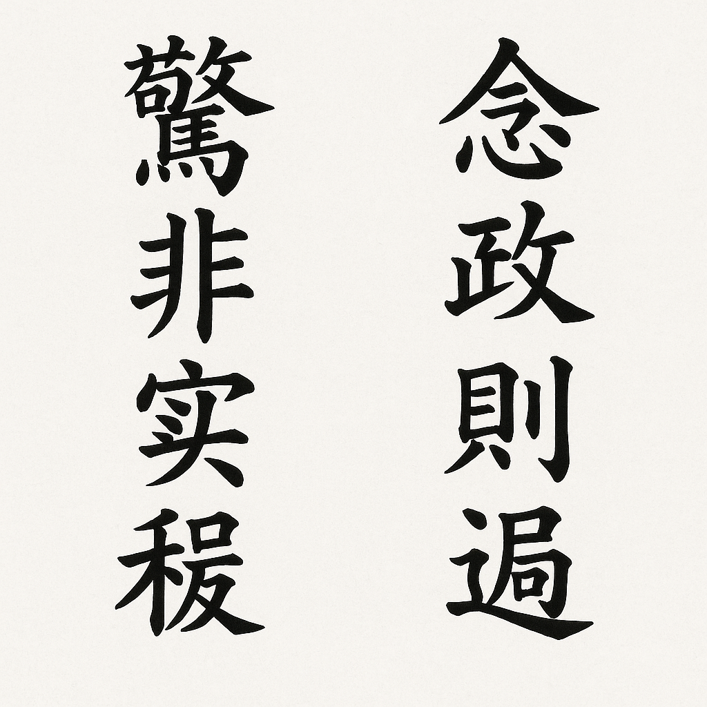 书法示范