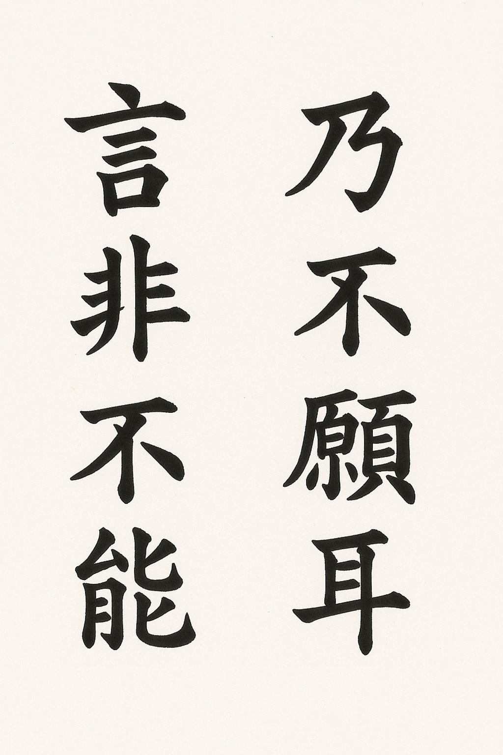 书法示范